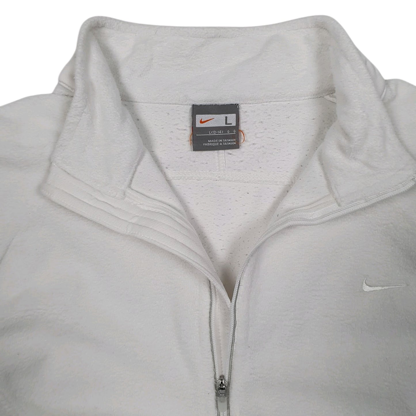 Womens Beige Nike Vintage 2000s Quarter Zip Jumper
