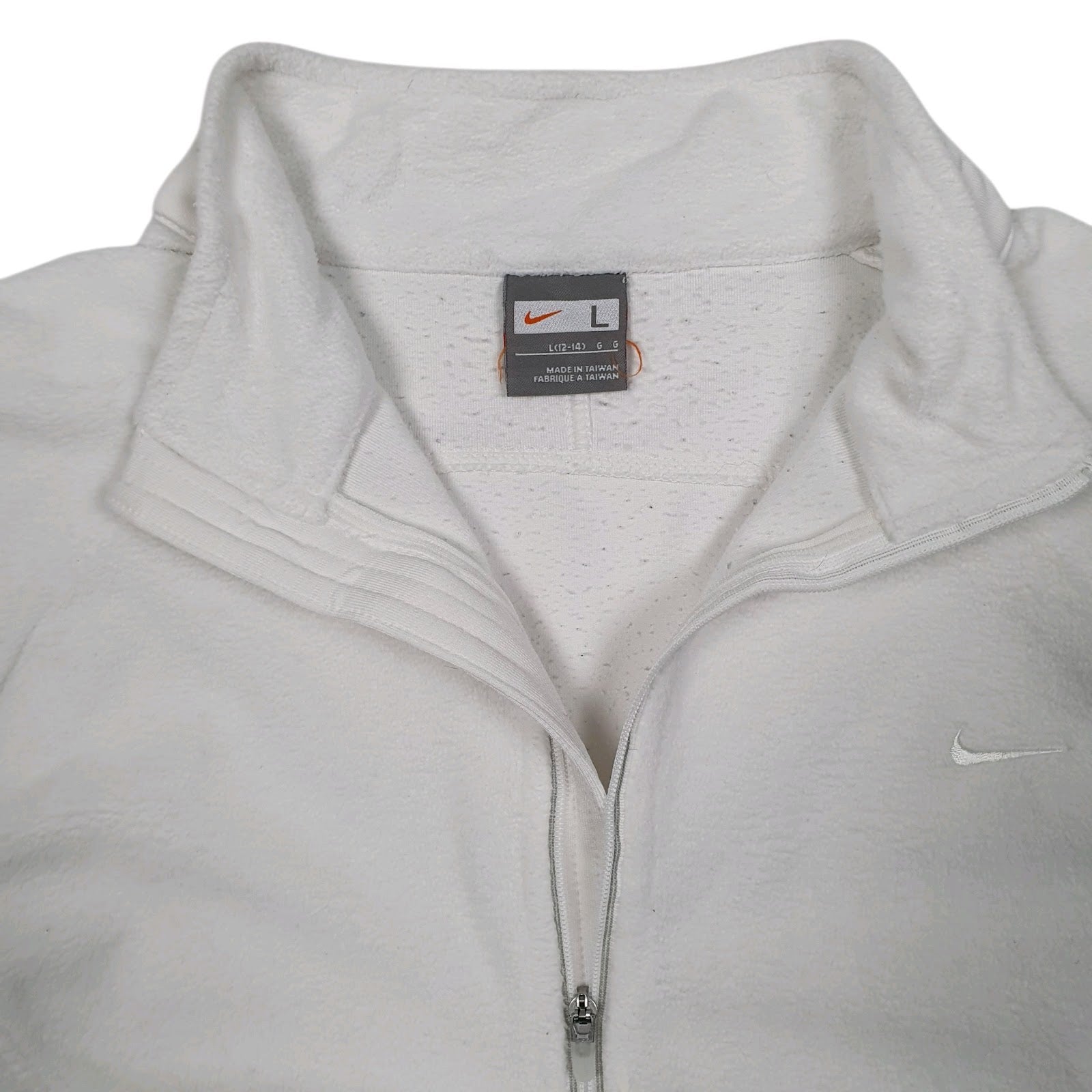 Womens Beige Nike Vintage 2000s Quarter Zip Jumper