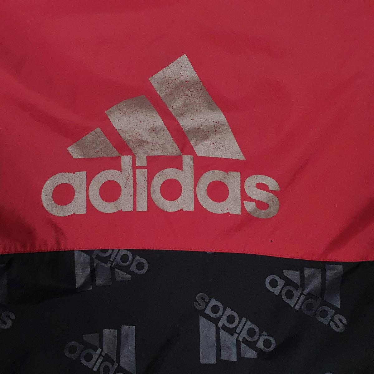 Mens Red Adidas Vintage 90s  Coat