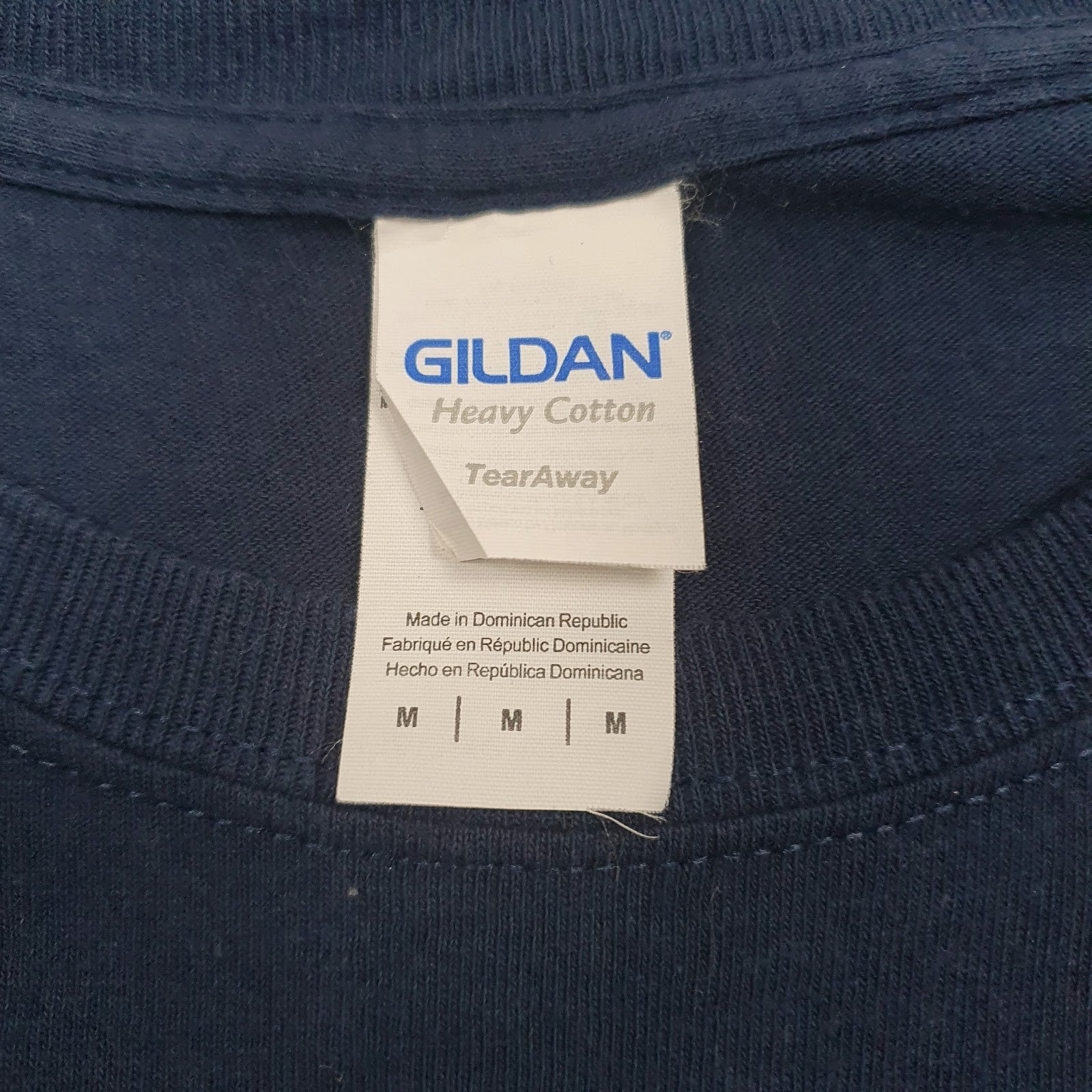 Mens Navy Gildan   T Shirt