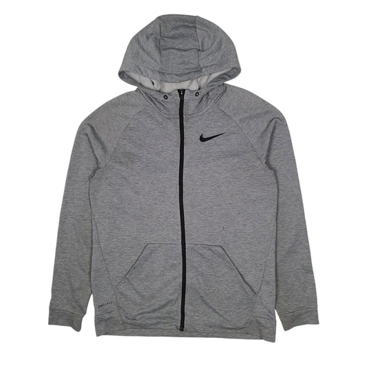 Mens Grey Nike Hoodie Tech Full Zip Jumper