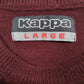 Mens Burgundy Kappa  Crewneck Jumper