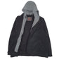 Mens Black Levis Sherpa Lined  Coat