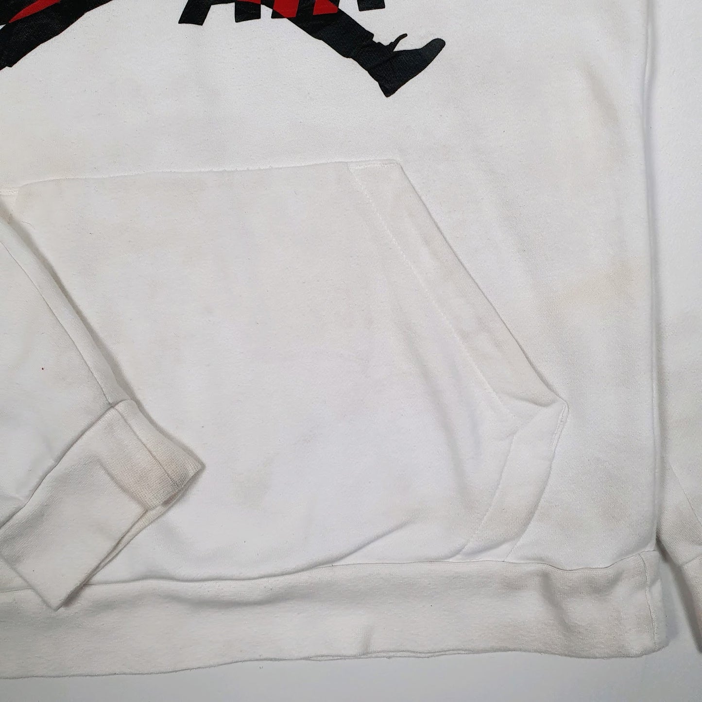 Mens White Nike Air Jordan Basketball Hoodie Jumper