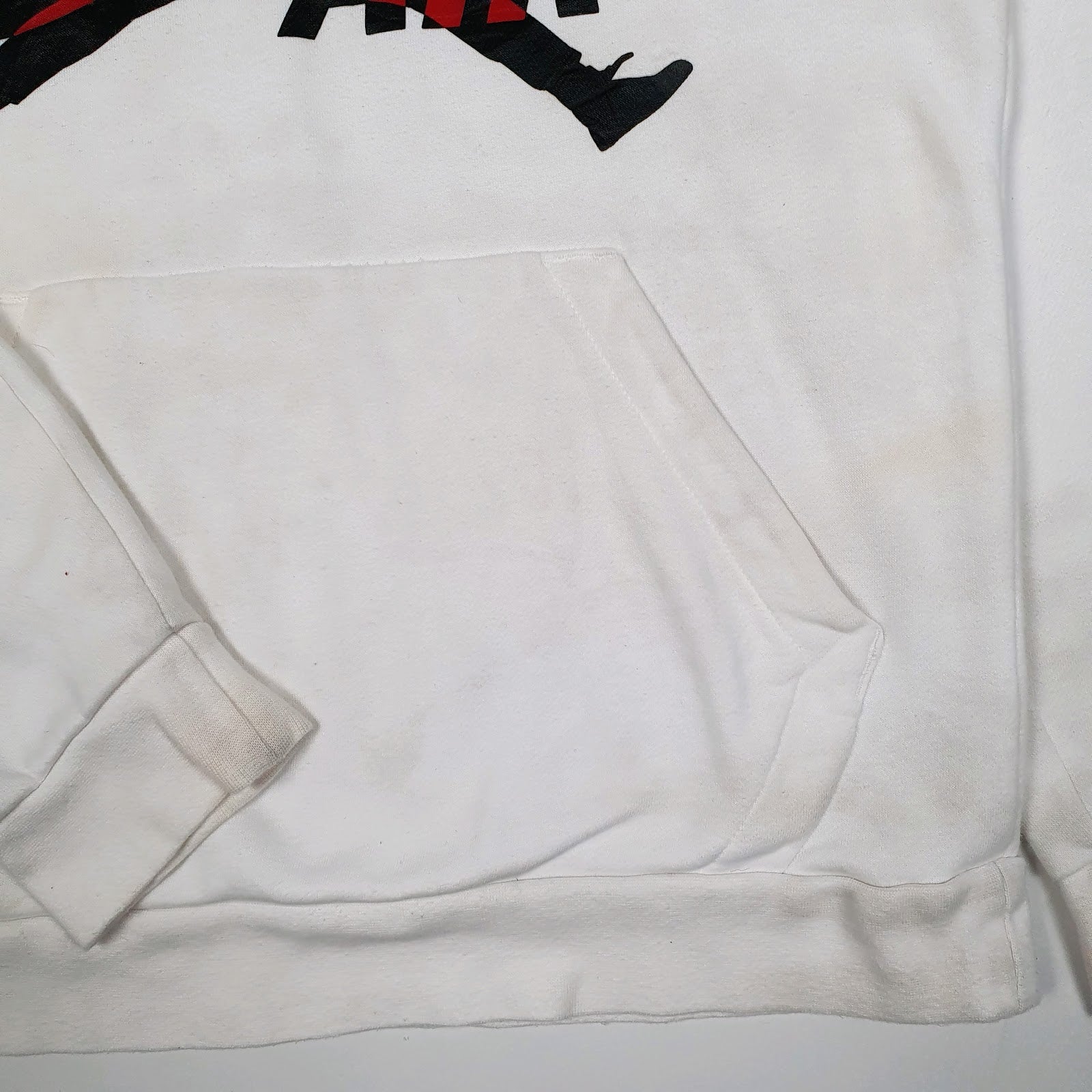 Mens White Nike Air Jordan Basketball Hoodie Jumper