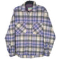 Mens Purple Wampum Vintage Made In Italy Long Sleeve Shirt