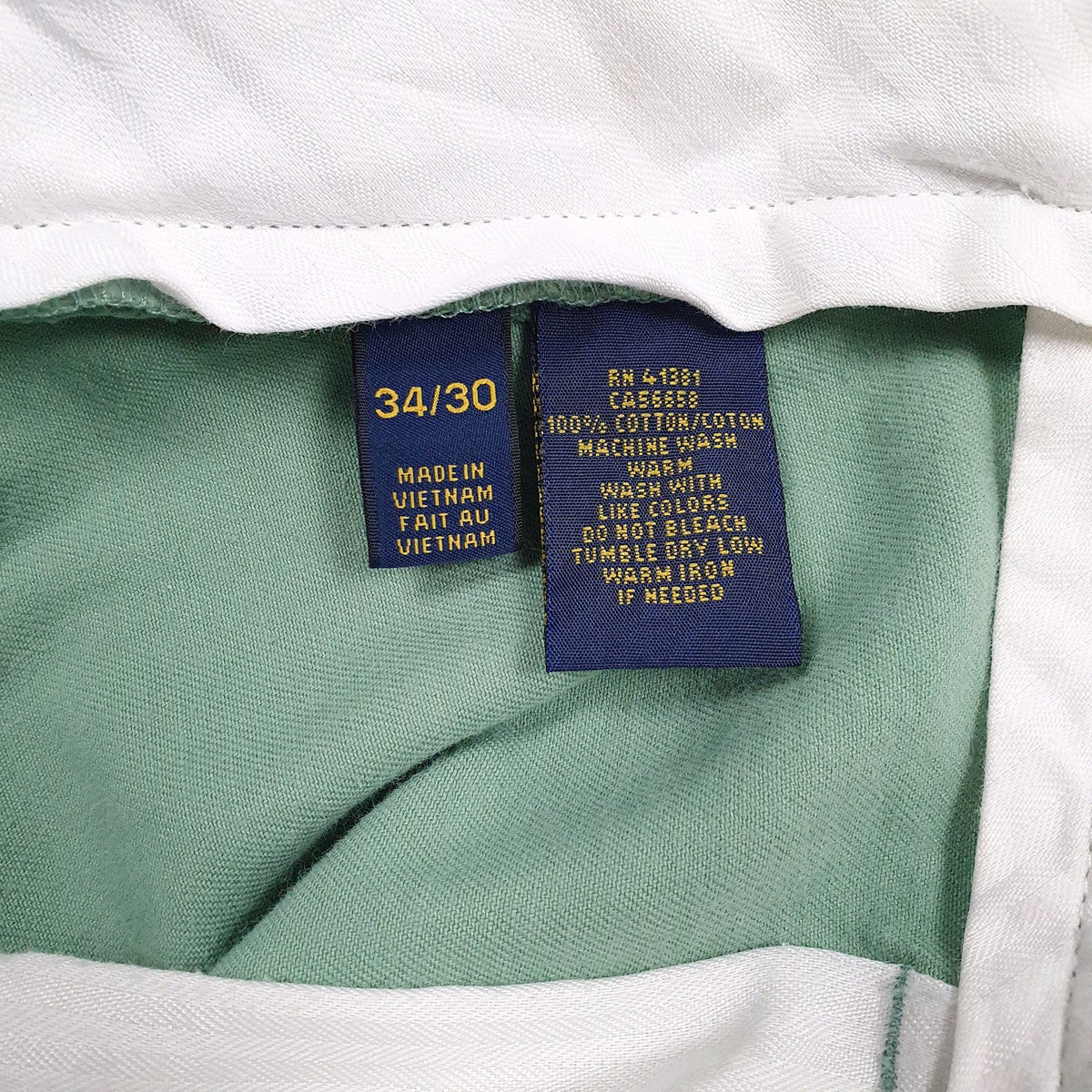 Mens Green Polo Ralph Lauren   Trousers