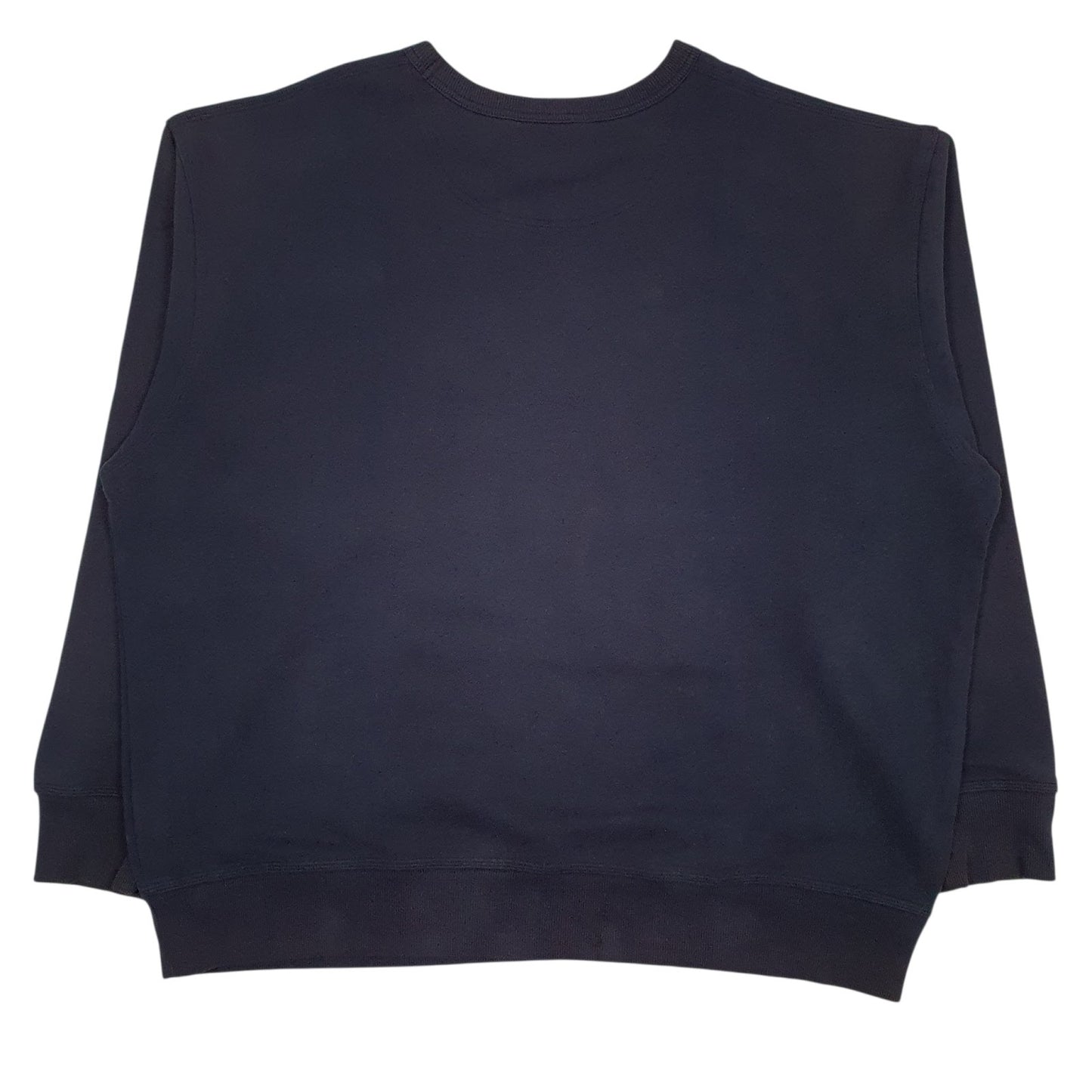 Mens Navy Champion Spellout Crewneck Jumper