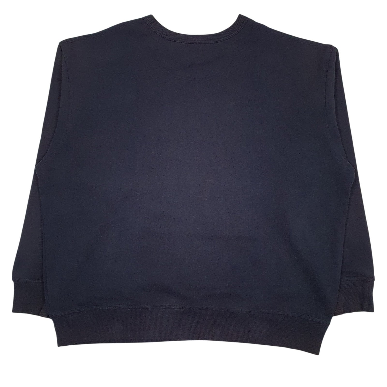 Mens Navy Champion Spellout Crewneck Jumper