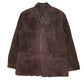Mens Brown Leather Tex   Coat