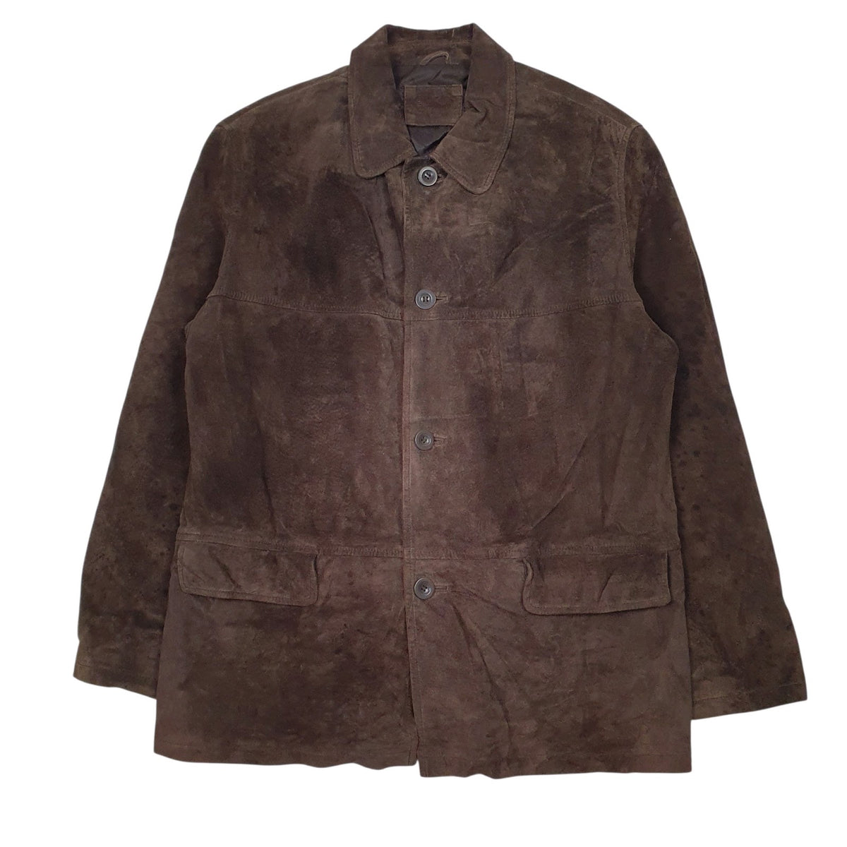 Mens Brown Leather Tex   Coat