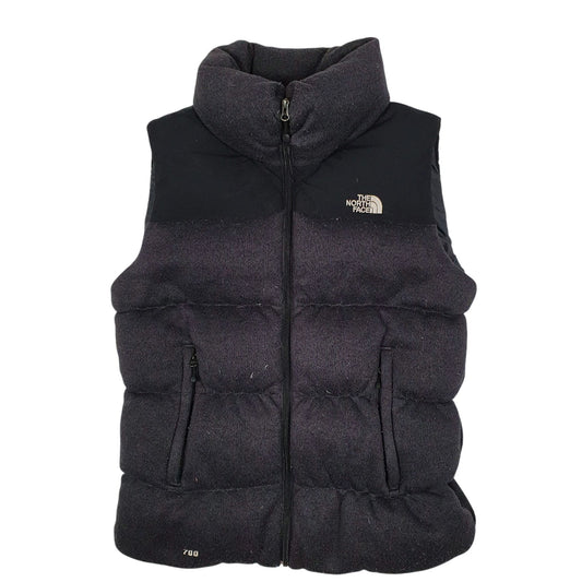 Mens Grey The North Face Nuptse Gilet Vest  Coat