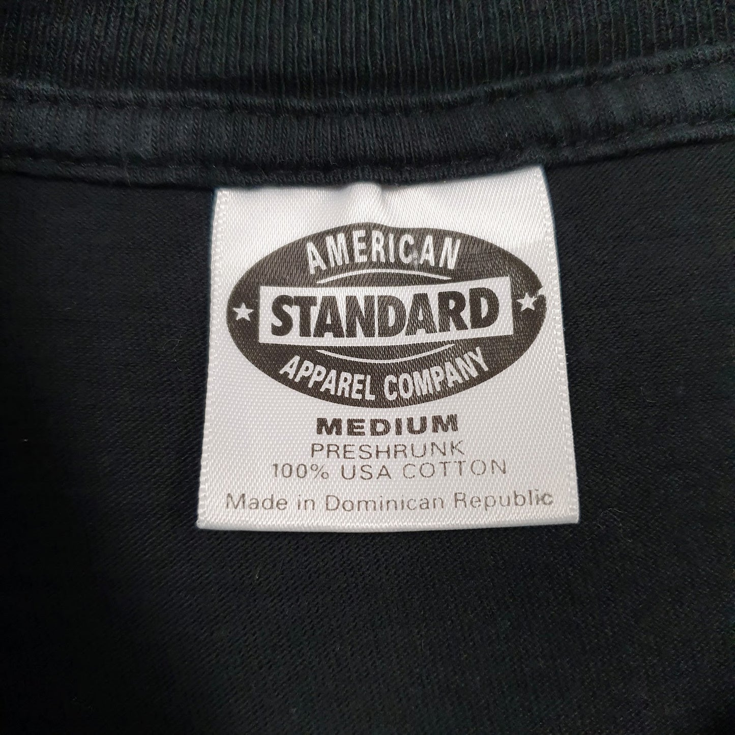 Mens Black American Apparel Company   T Shirt