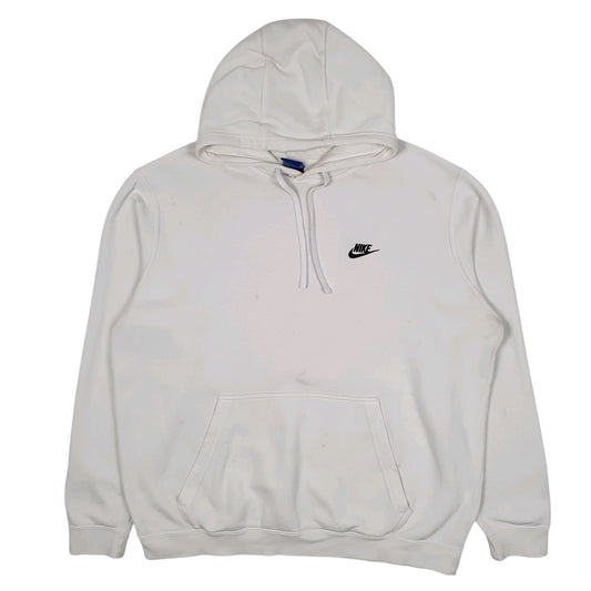Mens White Nike  Hoodie Jumper
