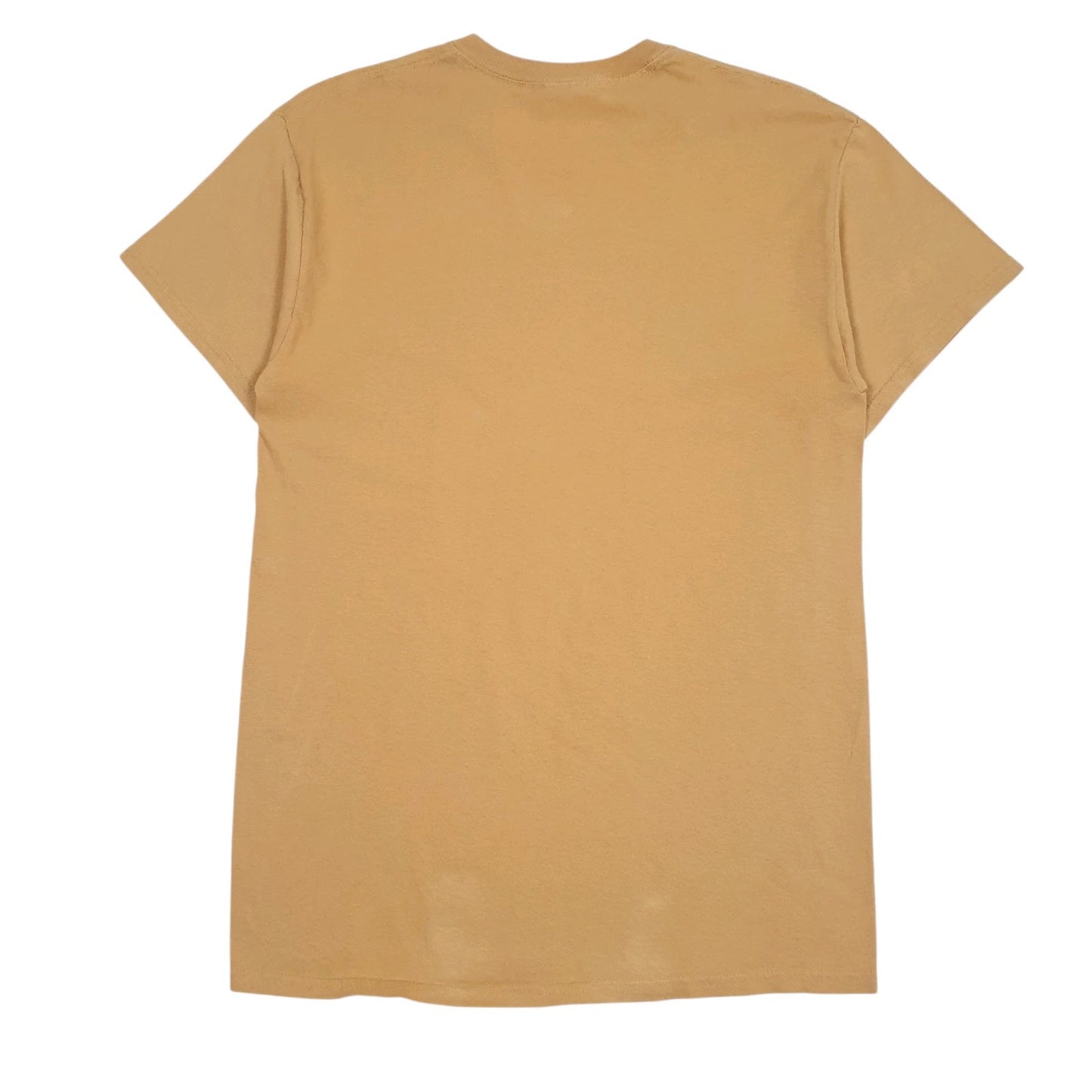 Mens Yellow Gildan   T Shirt