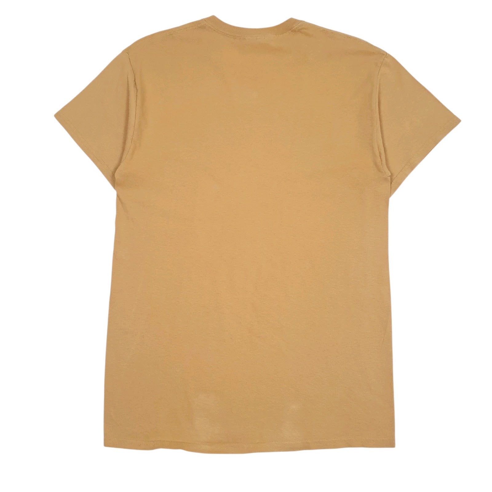 Mens Yellow Gildan   T Shirt