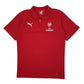 Mens Red Puma Arsenal FC Short Sleeve Polo Shirt