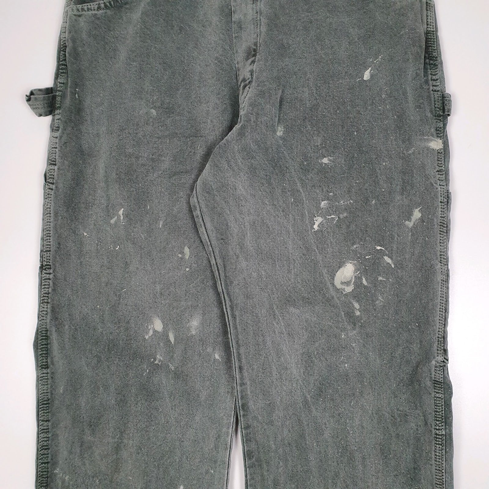 Mens Green Dickies   Trousers