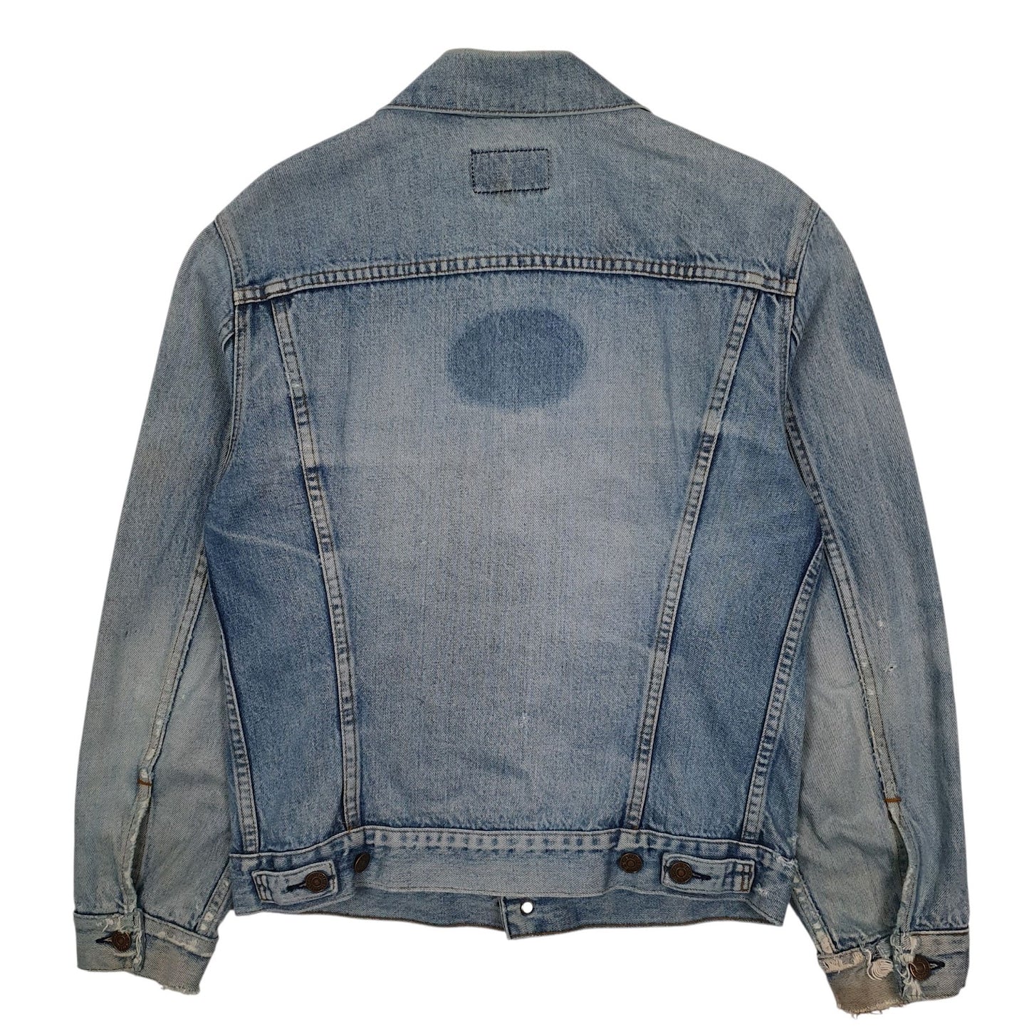 Mens Blue Levis Type 3 Trucker Vintage 1980s 75505  Coat