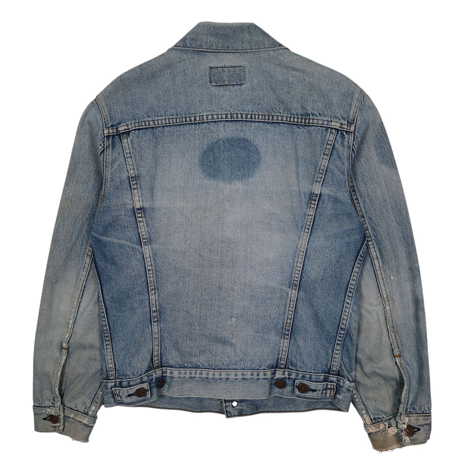 Mens Blue Levis Type 3 Trucker Vintage 1980s 75505  Coat