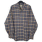 Mens Brown L.L.Bean Flannel Long Sleeve Shirt