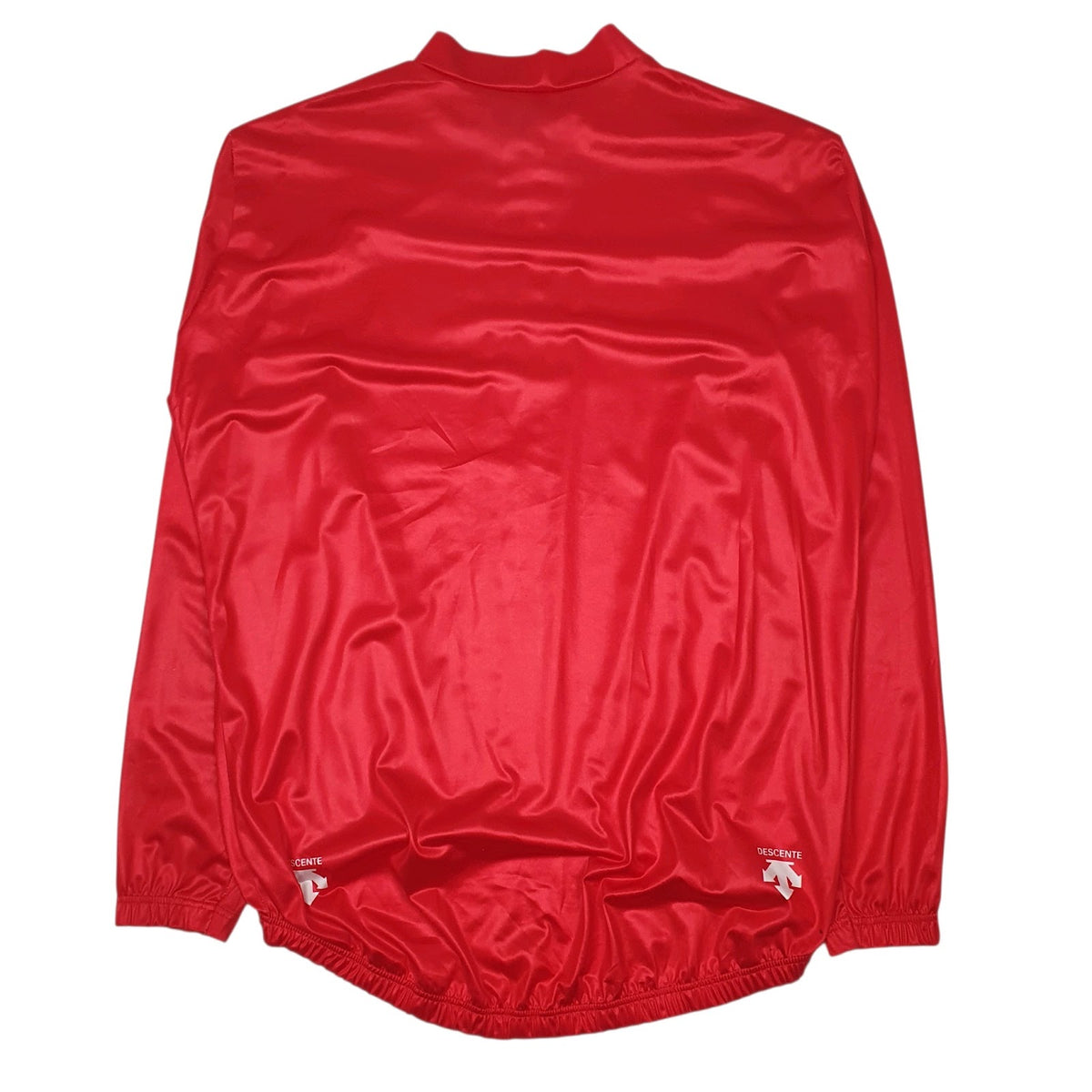 Mens Red Descente Vintage Full Zip Jumper
