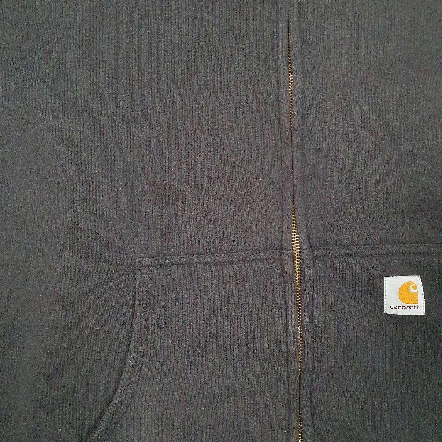 Mens Black Carhartt J149 BLK Insulated Heavy Hoodie Full Zip Jumper