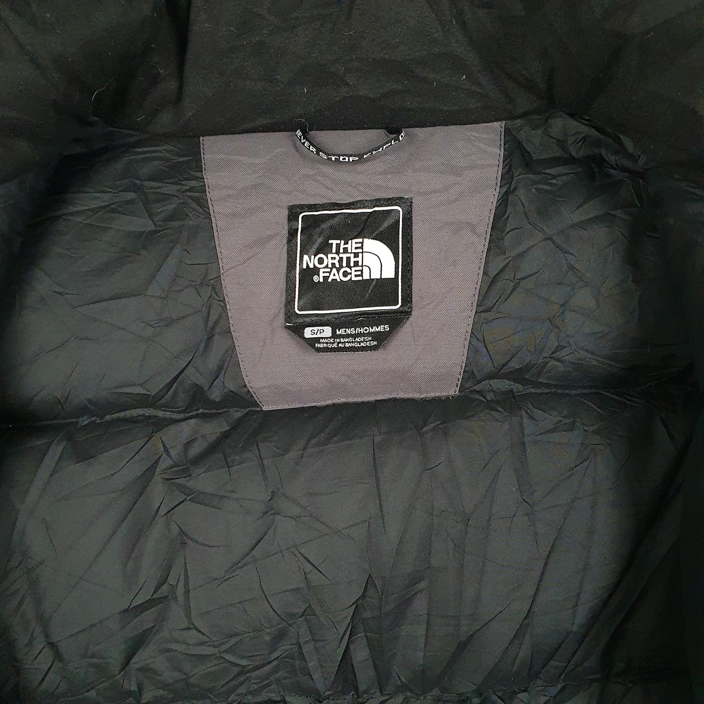Mens Grey The North Face Puffer  Coat