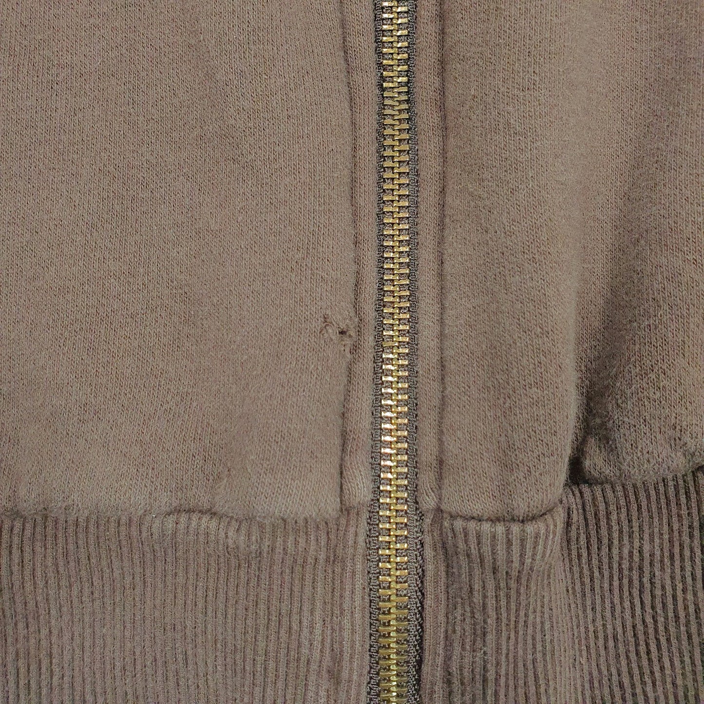Mens Brown Dickies Workwear Padded Metro Parks Full Zip Jumper
