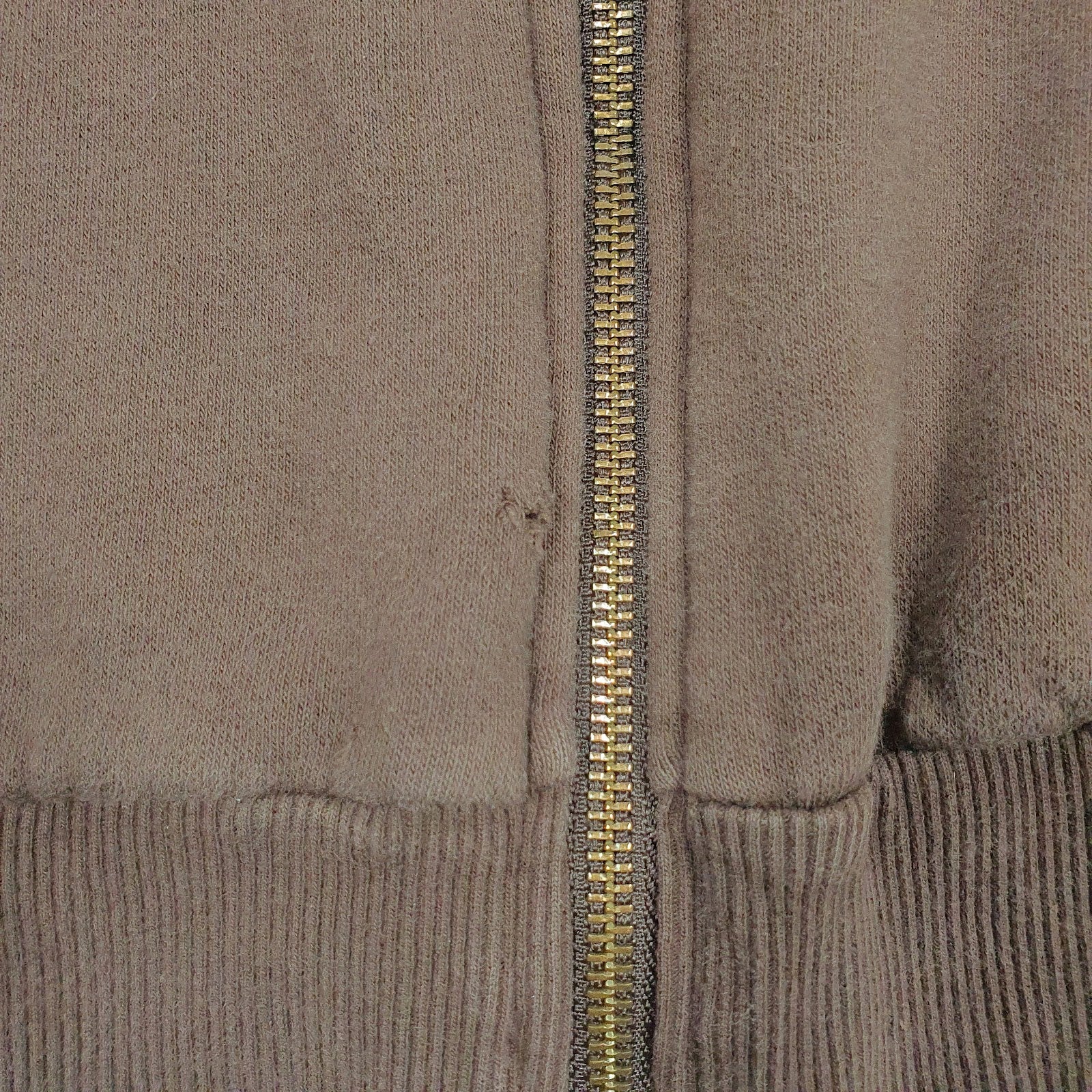Mens Brown Dickies Workwear Padded Metro Parks Full Zip Jumper