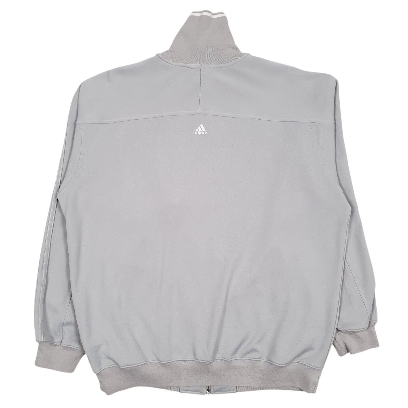 Mens Grey Adidas  Full Zip Jumper