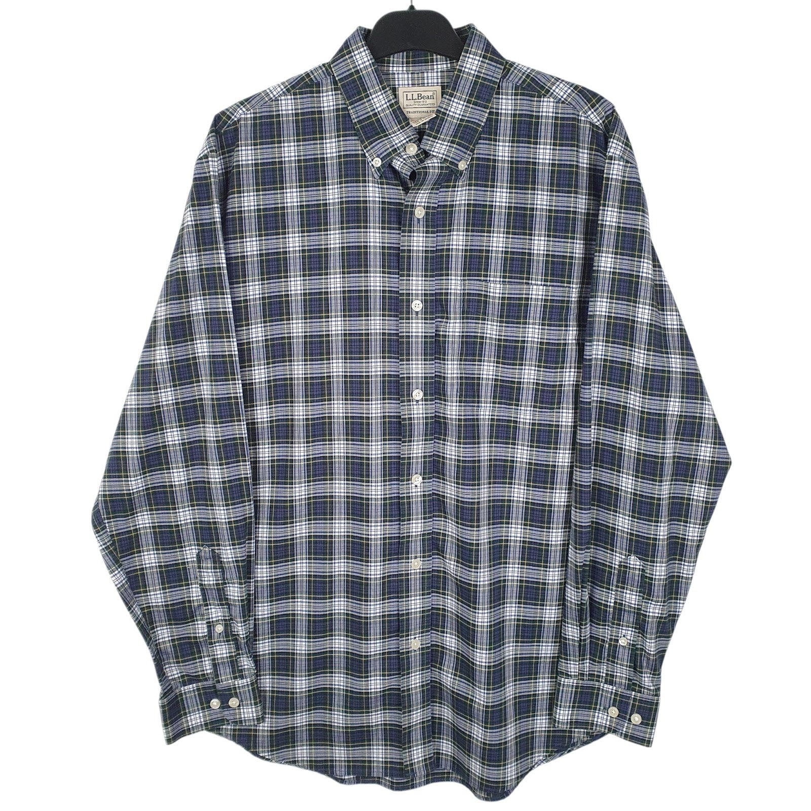 Mens Blue L.L.Bean  Long Sleeve Shirt