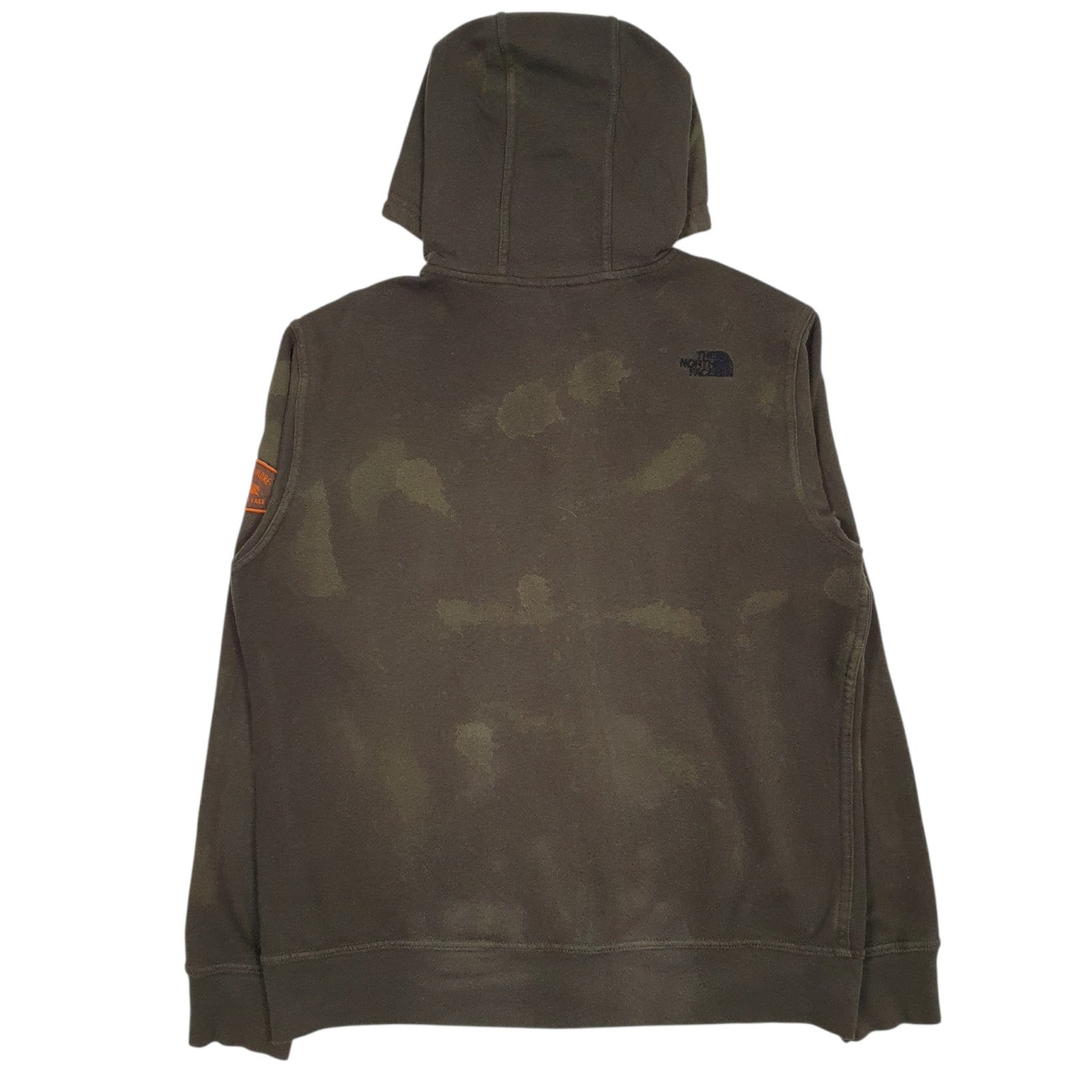 Mens Green The North Face Patches Full Zip Jumper