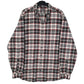 Mens Grey Eddie Bauer Flannel Long Sleeve Shirt