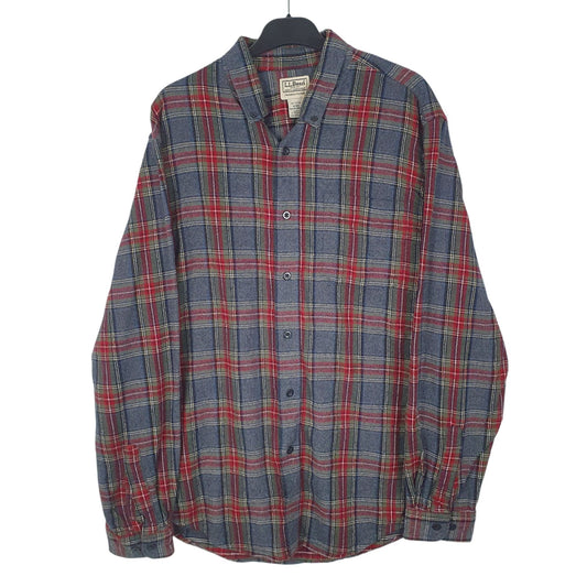 Mens Grey L.L.Bean  Long Sleeve Shirt