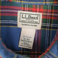 Mens Blue L.L.Bean Flannel  Shirt