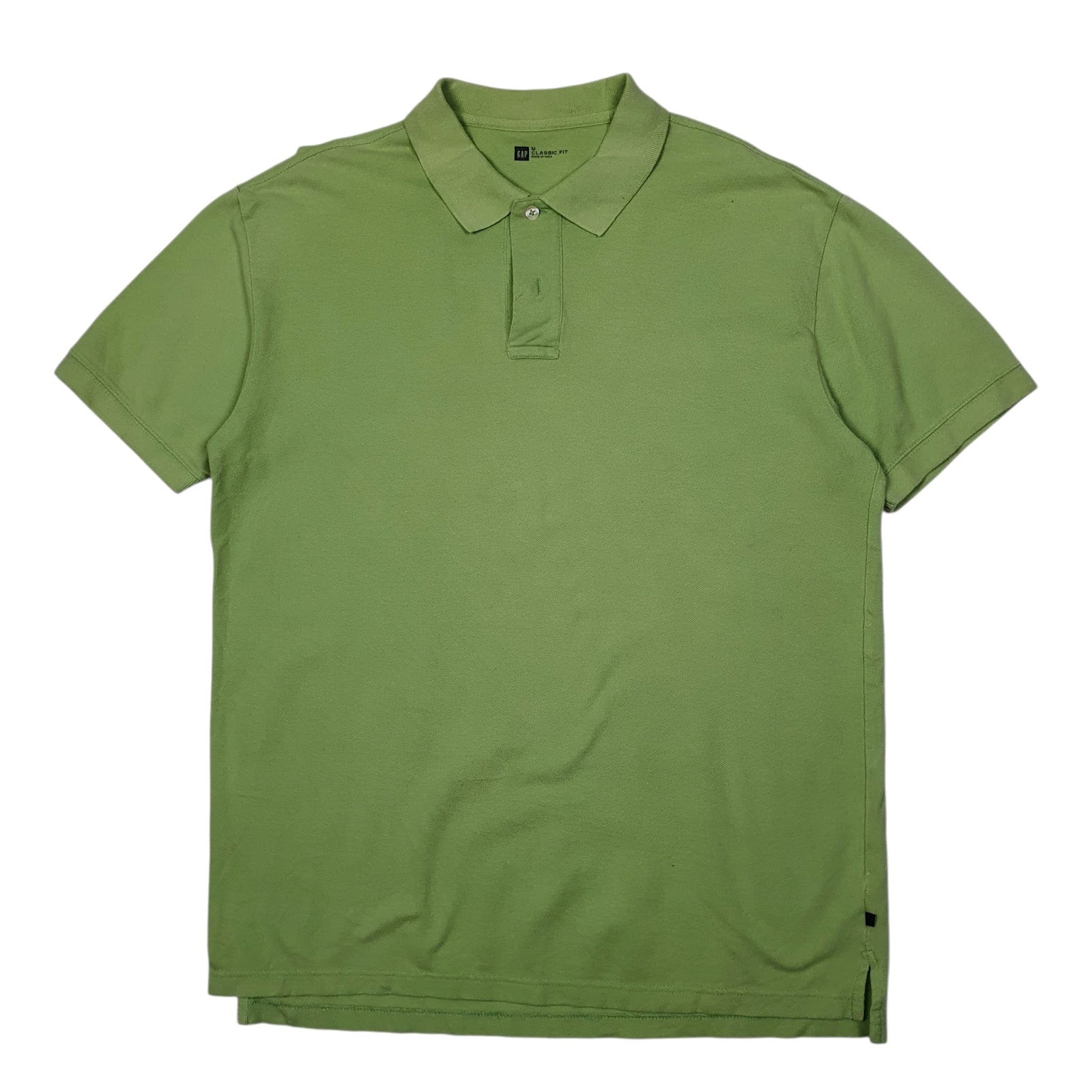 Mens Green GAP  Short Sleeve Polo Shirt