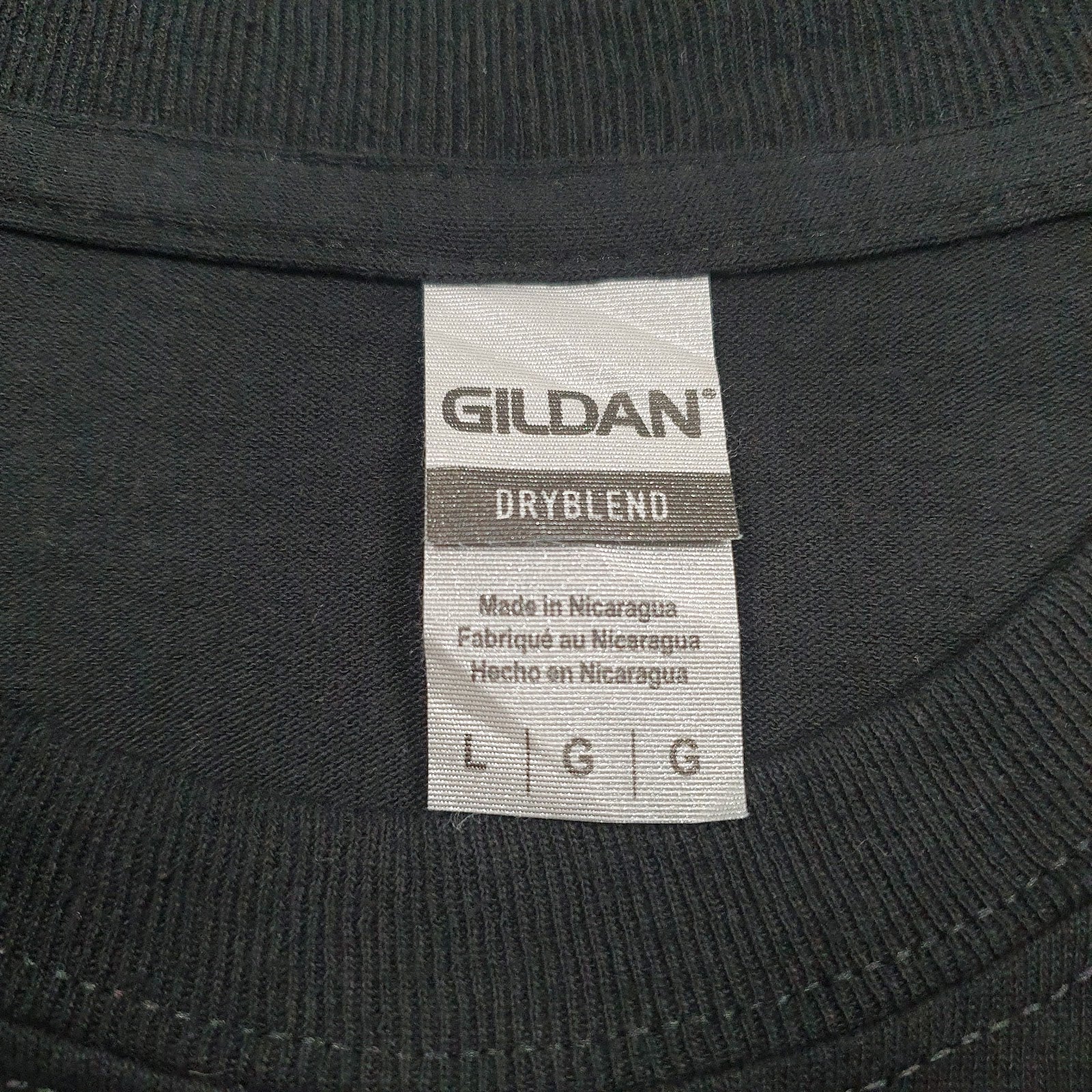 Mens Black Gildan Iowa Hawkeyes  T Shirt
