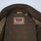 Mens Beige Levis Military Bomber  Coat