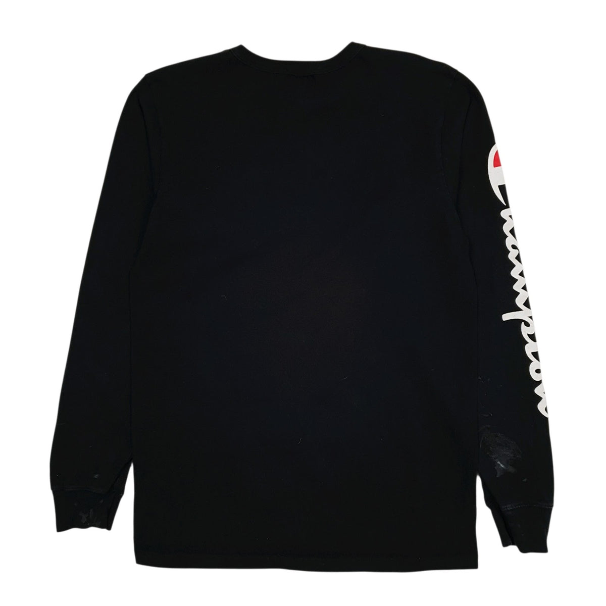 Mens Black Champion Lightweight Crewneck Jumper