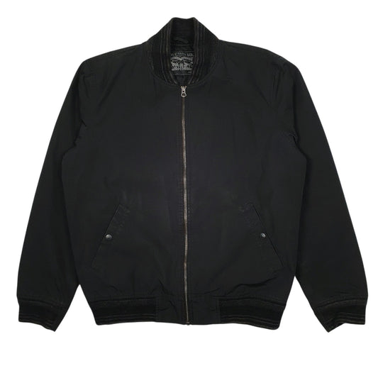 Mens Black Levis Windbreaker  Coat