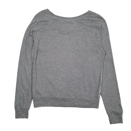 Womens Grey Abercrombie and Fitch  Crewneck Jumper