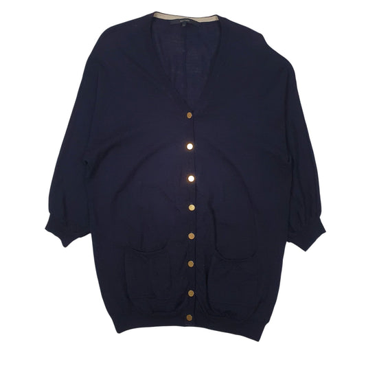 Womens Navy Macphee  Cardigan Jumper