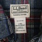 Mens Grey L.L.Bean Flannel  Shirt