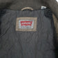 Mens Grey Levis Bomber Windbreaker  Coat
