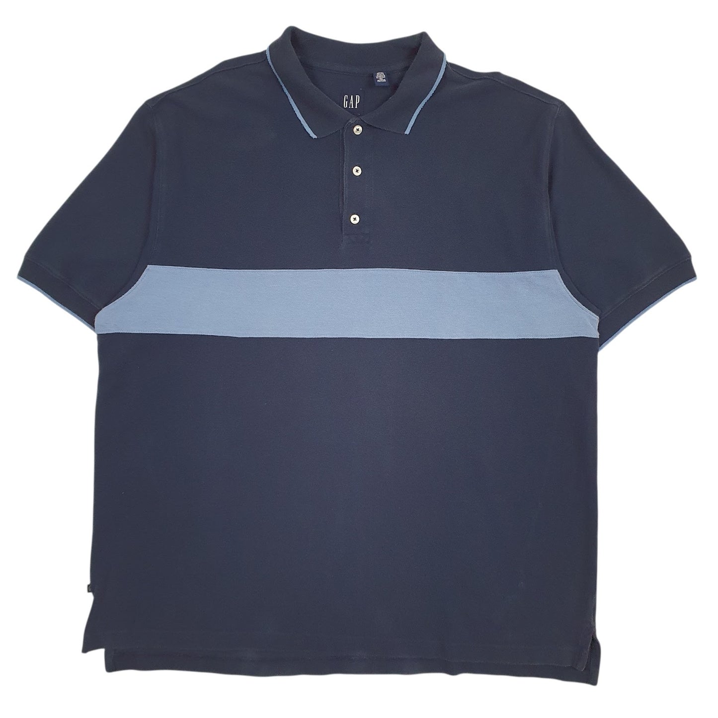 Mens Navy Gap  Short Sleeve Polo Shirt
