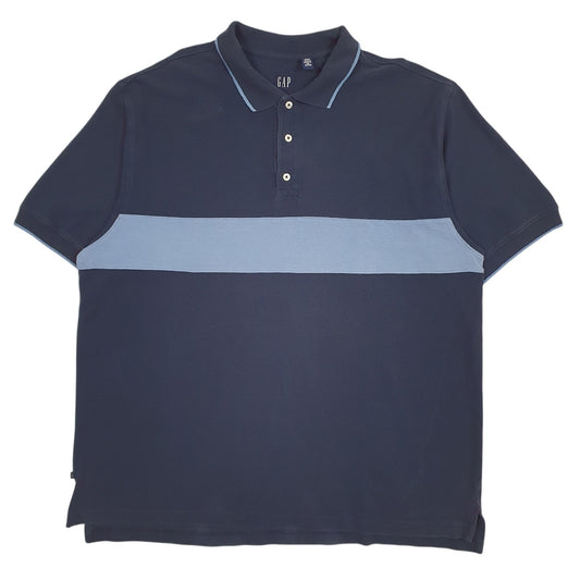 Mens Navy Gap  Short Sleeve Polo Shirt