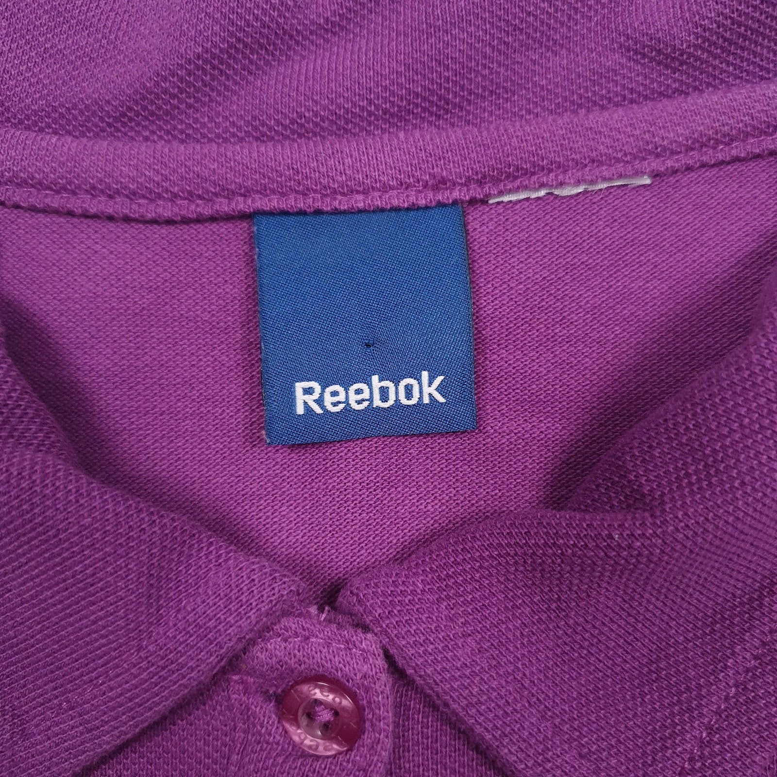 Mens Purple Reebok   Polo Shirt