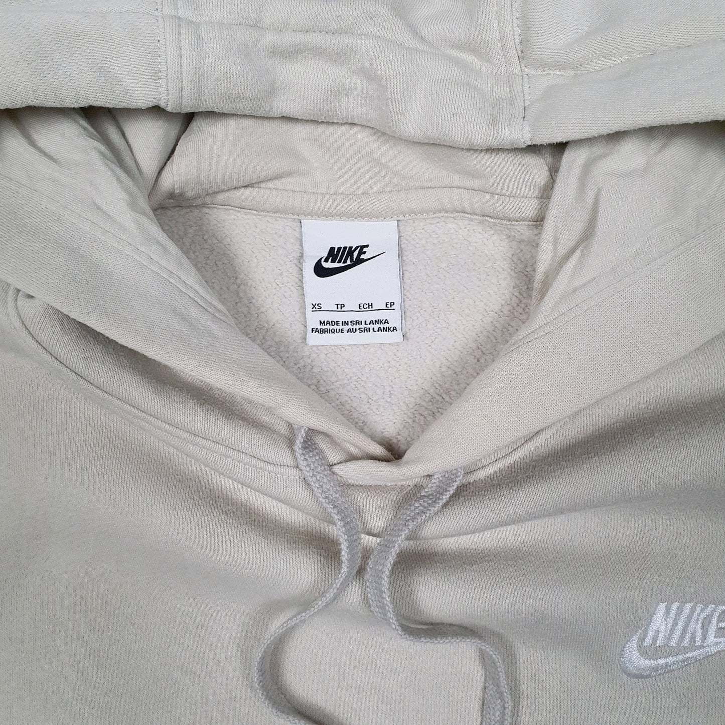 Mens Cream Nike  Hoodie Jumper
