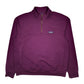 Womens Purple Patagonia Ahnya Quarter Zip Jumper